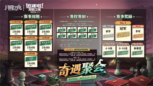 《月圆之夜》七日团队建设S5奇遇战，三十二位主播再次相聚，共度佳节