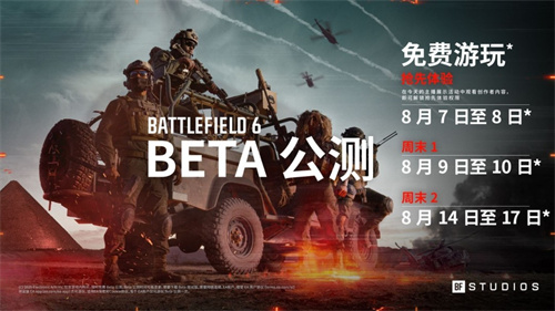 《战地6》的测试正式开启，在线玩家数已逼近20万大关