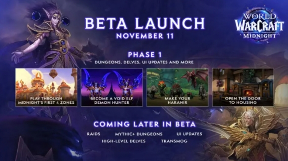 《至暗之夜》Beta测试定于11月12日启动，预购史诗版用户可立即获得参与资格