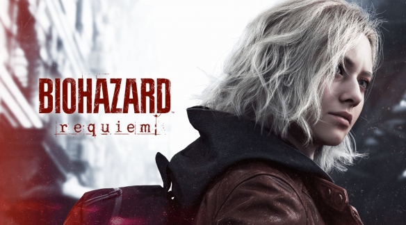 在万圣节的氛围中，《生化危机9》发布了一幅特别的庆祝海报：黑夜中，格蕾丝奋力逃脱！