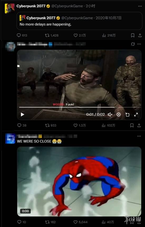 《GTA6》再次延迟发行，引发母公司Take-Two股价出现大幅下挫，玩家纷纷表达不满与失望
