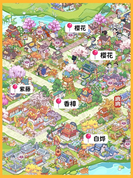 竹马胭脂铺空间布局示意图分享——详细介绍竹马胭脂铺的布置与摆放方案