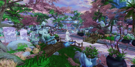 爆料全新家具！在《诛仙》手游的仙府中体验一场盛开的花朵