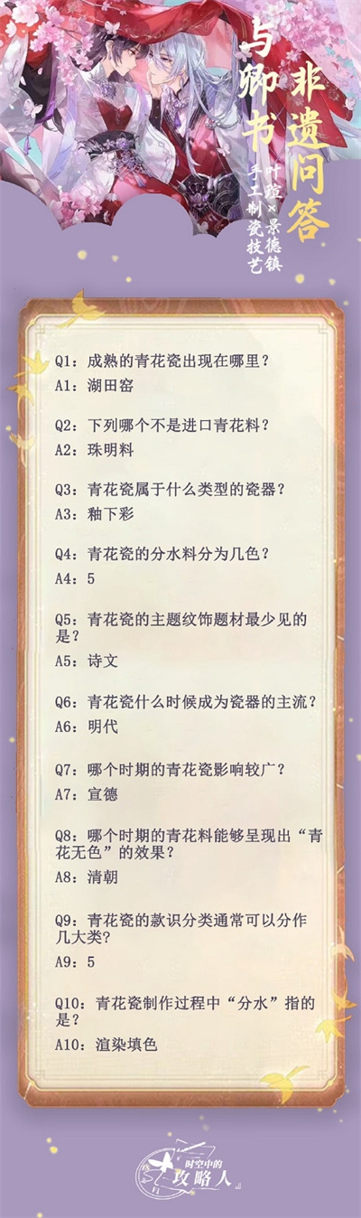关于“时空中的绘旅人”非遗知识问答的答案,主要包括以下内容——一个非遗知识问答答案的全面汇总 关于“时空中的绘旅人”非遗知识问答的答案,主要包括以下内容——一个非遗知识问答答案的全面汇总