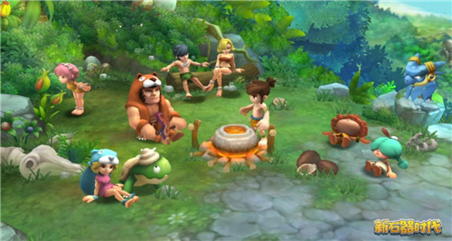 神秘代言人首次亮相于史前世界的奇幻舞台，6月28日新石器时代将在各大平台同步开启公测！