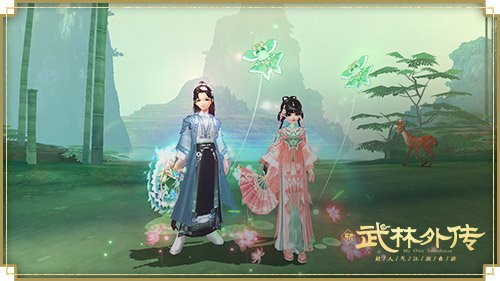 华彩纷呈，共游园林_全新《武林外传手游》花朝节服饰震撼上线