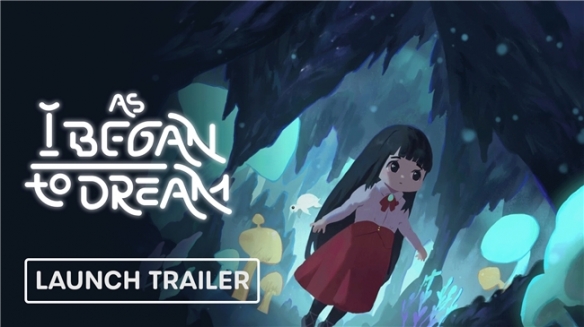 今日，备受期待的手绘解谜平台游戏《As I Began to Dream》正式上线！  
