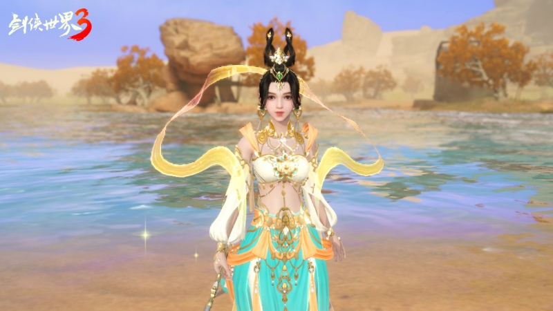 千年传承的敦煌舞在《剑侠世界3》中焕发新活力，文化联动掀起广泛关注。 
