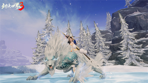 怒气吞天！《剑侠世界3》极北传说坐骑“寒天”正式亮相江湖！