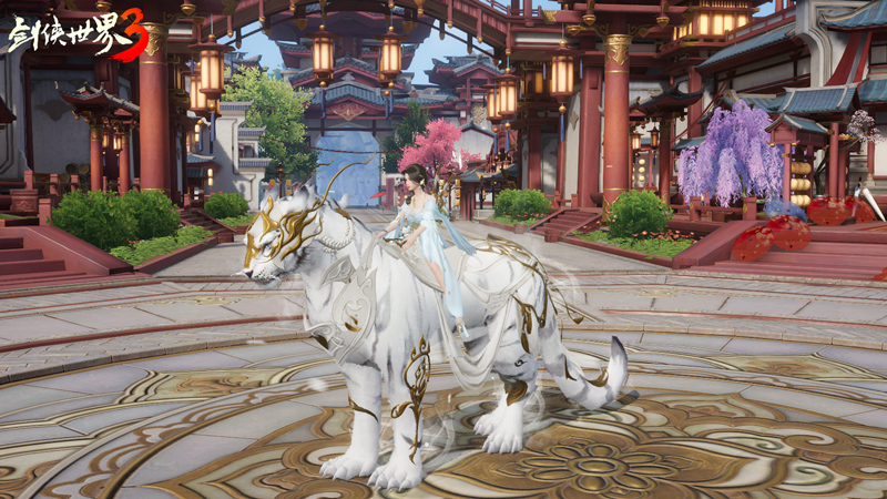 虎啸震撼江湖！《剑侠世界3》迎来全新神级坐骑“白帝”登场！