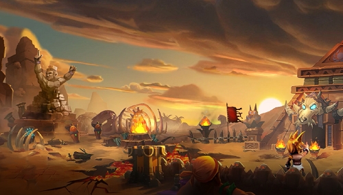 备受期待的石器时代手游《恐龙神奇宝贝》部落争霸将在十月正式开启！