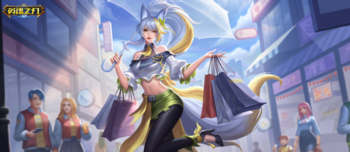 引领时尚潮流的甜美偶像_《英魂之刃口袋版》推出九尾天狐全新皮肤