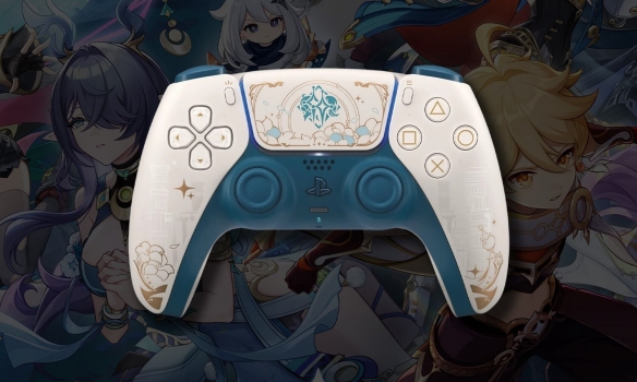 PlayStation发布了以《原神》为主题的特别版PS5手柄，预计于2026年1月面市！