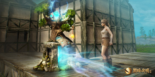 魔幻沙盒游戏《黑暗与光明手游》即将开启上线倒计时，iOS平台的不删档测试预计在五月份启动