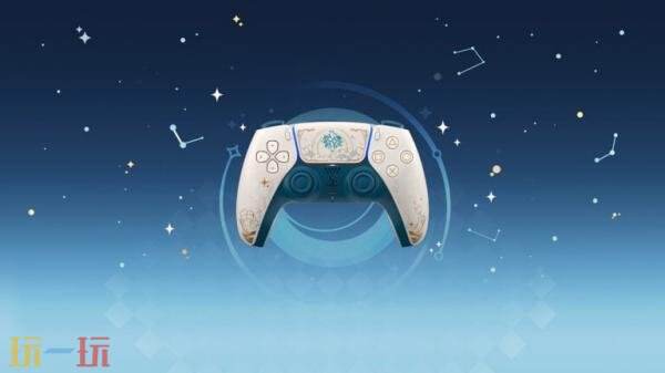 索尼宣布即将发售一款《原神》主题的DualSense无线手柄限定版。 
