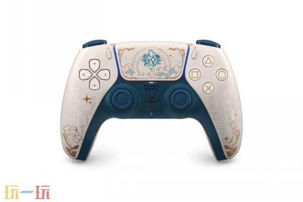 索尼宣布即将发售一款《原神》主题的DualSense无线手柄限定版。 
