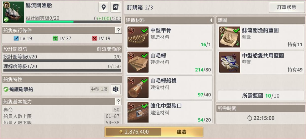 《大航海时代：起源》中配件的制作地点详尽解析