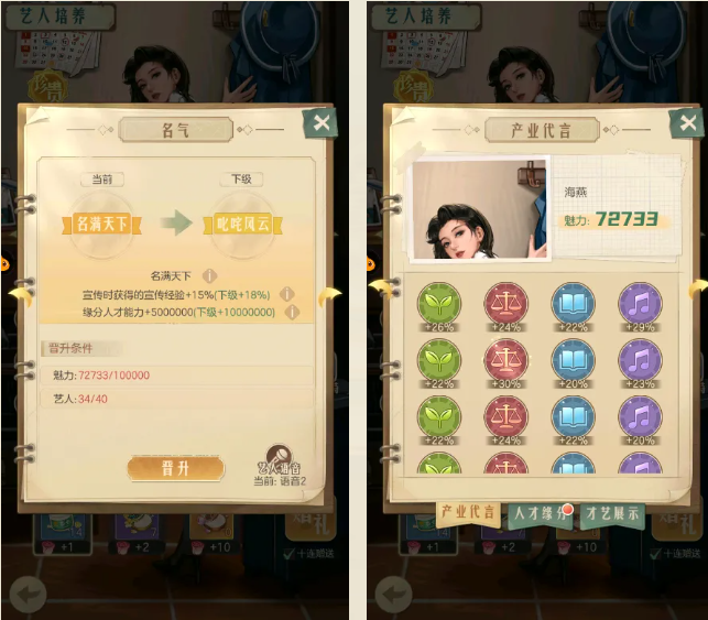 《时光杂货店》艺人获取与培养指南——详解艺人系统操作策略