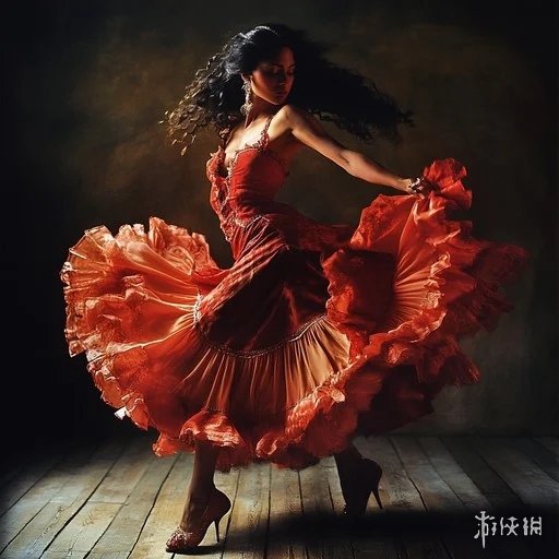 《怪物猎人：荒野》中的刺花蜘蛛角色原画，展现了一场哥特风格与花海的奇幻融合