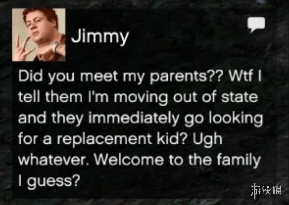 《三男一狗》中的吉米已步入而立之年，仍然居住在父母的家中，依赖啃老生活，这是麦克无法忍受的现状。

