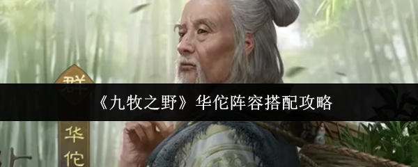 《九牧之野》中的华佗阵容搭配指南