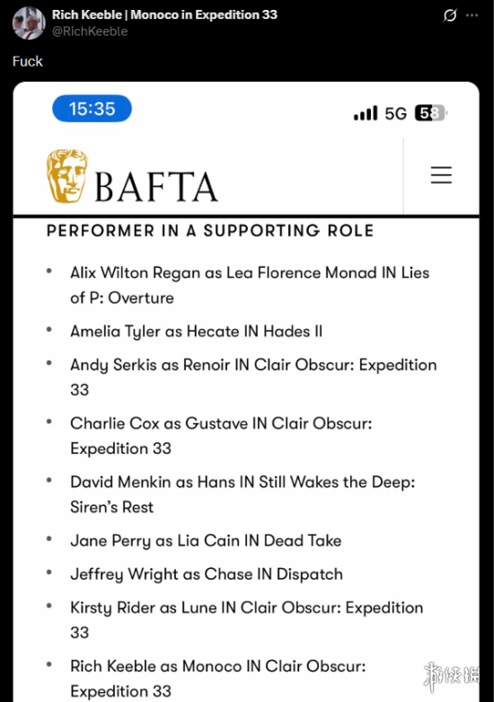 我的天！《光与影》主演们惊讶得措手不及，竟与知名影星同期获得提名