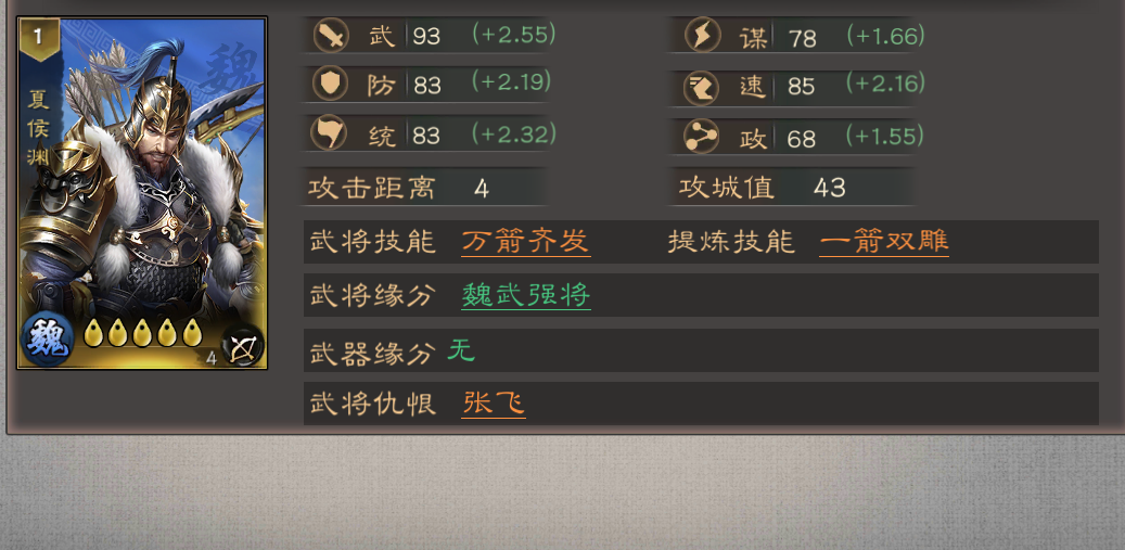 《三国乱世霸王》中,关于武将夏侯渊的详细攻略介绍 《三国乱世霸王》中,关于武将夏侯渊的详细攻略介绍