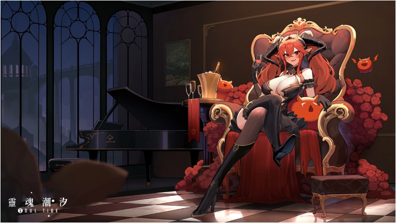 《灵魂潮汐》迎来全新版本「千染群青」，伴随着新人偶「天音祈」的精彩亮相