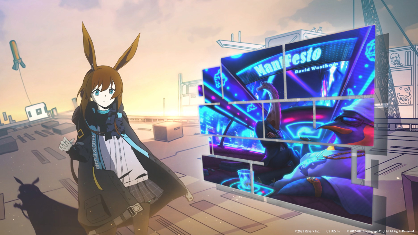 《Cytus_II》4.4.5版本携手《明日方舟》,推出全新角色Amiya以及十首经典音乐作品。
《Cytus_II》4.4.5版本携手《明日方舟》,推出全新角色Amiya以及十首经典音乐作品。