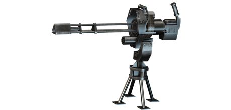 《抢滩登陆3D》中的多管重机枪武器详解