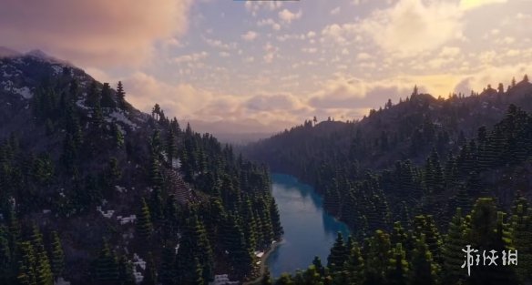 这位狂热的爱好者经过三年的努力，精心打造出一幅极具写实风格的《我的世界》定制地图！