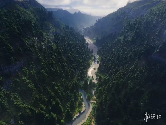 这位狂热的爱好者经过三年的努力，精心打造出一幅极具写实风格的《我的世界》定制地图！