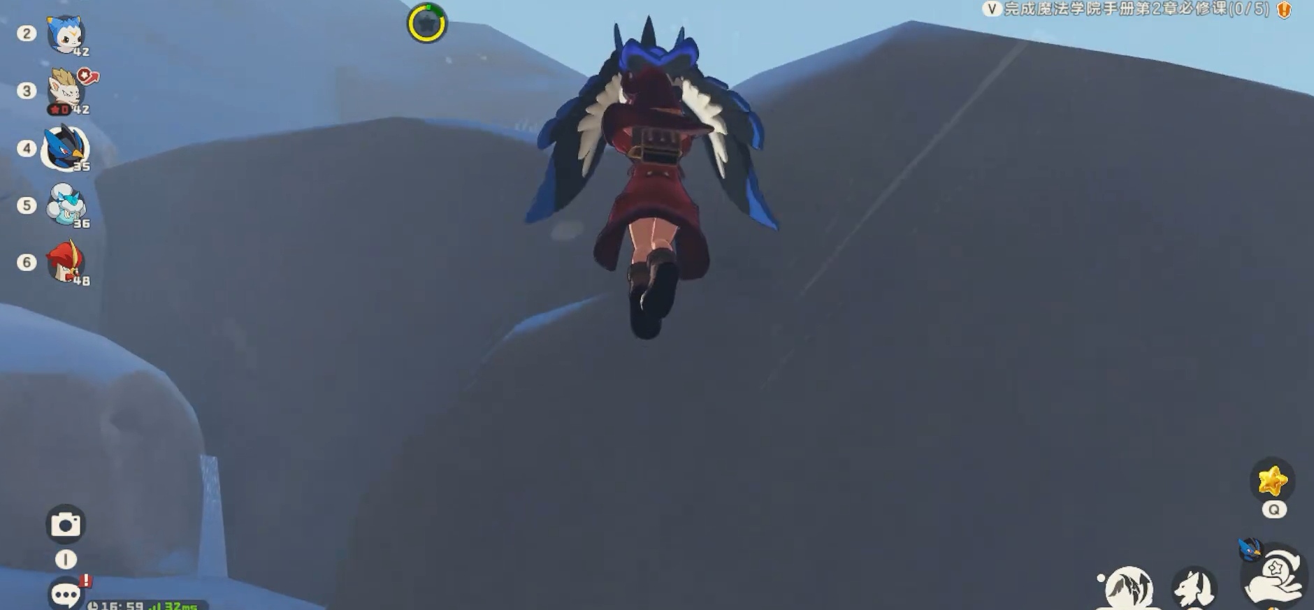 《洛克王国：世界》中的星霜崖地区跑图指南