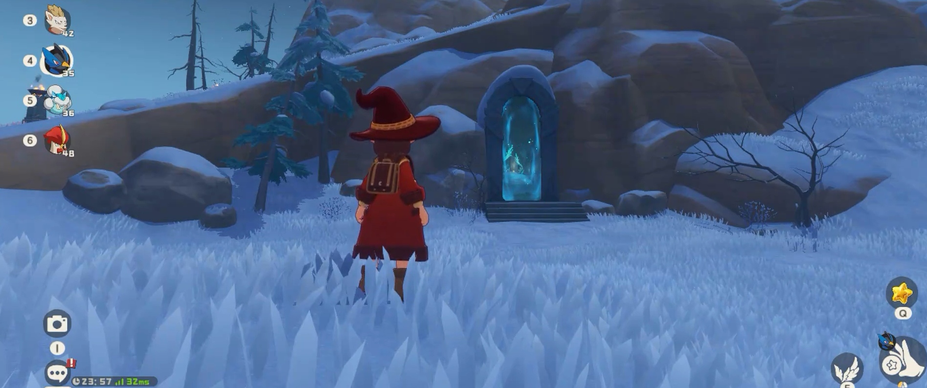 《洛克王国：世界》中的星霜崖地区跑图指南