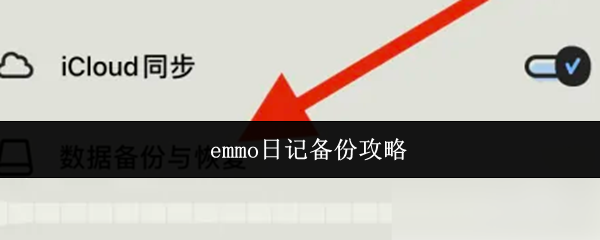 emmo日记的备份指南