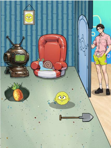 《解压找茬烧脑》海绵猛男：两人成功会面通关指南