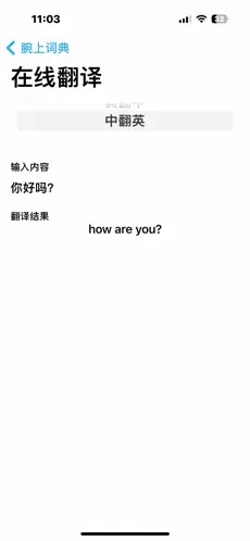 腕上词典