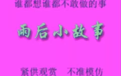 雨后小故事姐弟