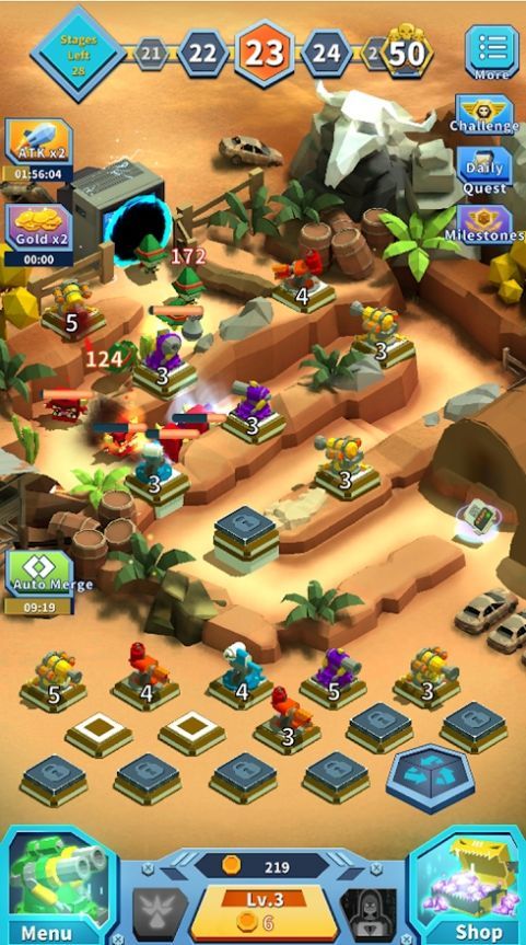 炮塔合并塔防手游