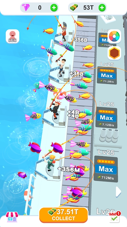 闲散的海上捕鱼安卓版