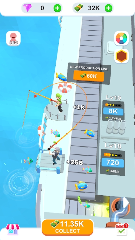 闲散的海上捕鱼安卓版