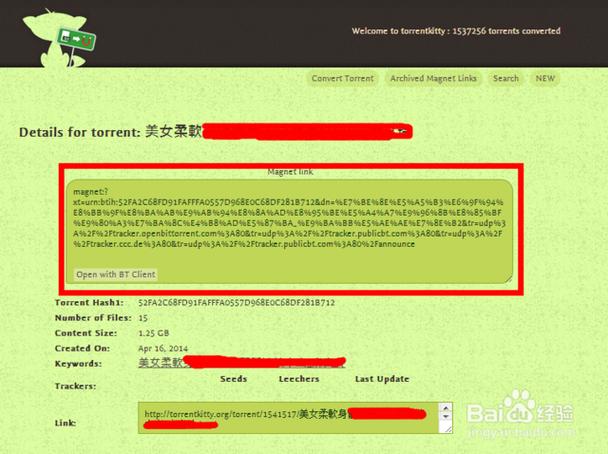 torrentkitty磁力搜索器
