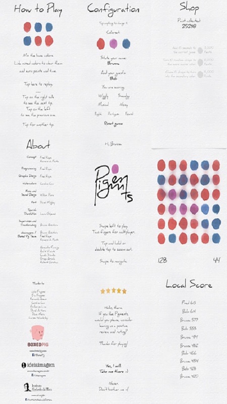 Pigments游戏消除