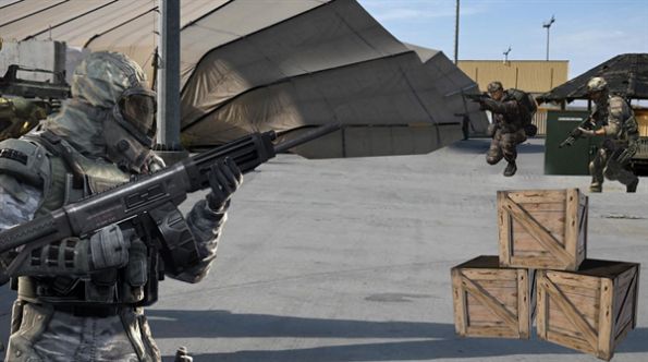 战斗打击士兵生存