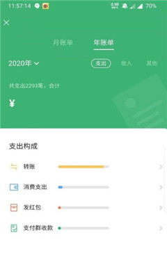 2020微信年度账单
