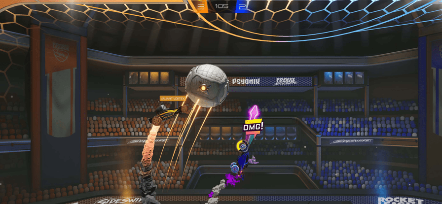 火箭联盟侧边撞击手机版